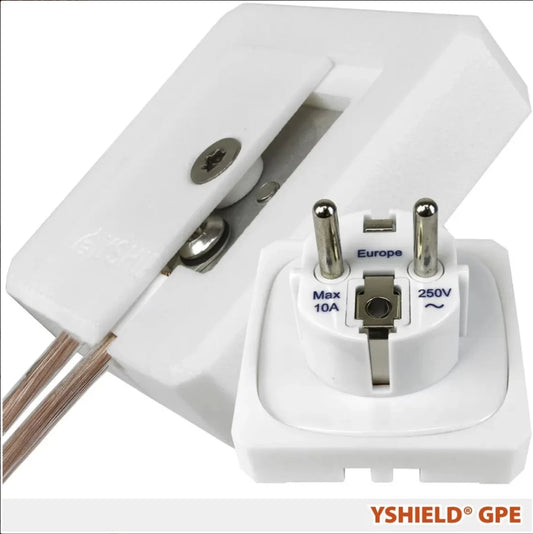 Fiche de mise à la terre GPE YShield pour articles textiles anti-ondes