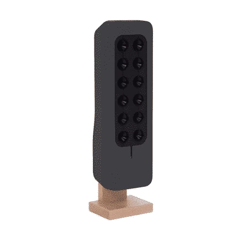 Ioniseur et purificateur d’air TEQOYA 200 – Anthracite